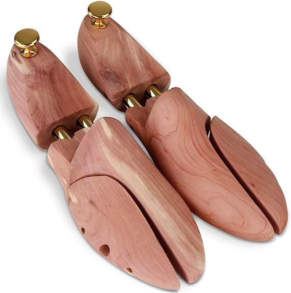 Set de 2 perechi de intinzatoare de pantofi din lemn, 43/44