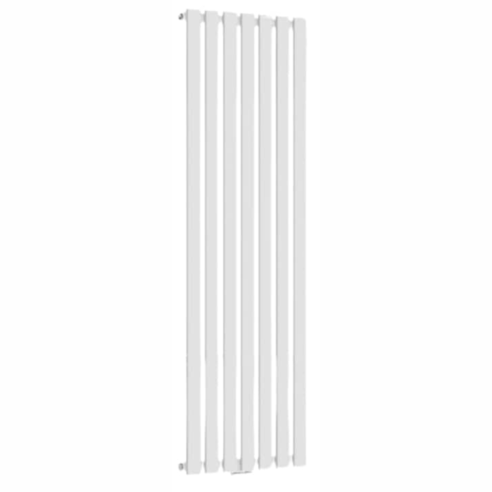 Radiator de design, vertical, cu un singur strat, 1800 x 452 mm, 888 W, conexiune centrala, alb