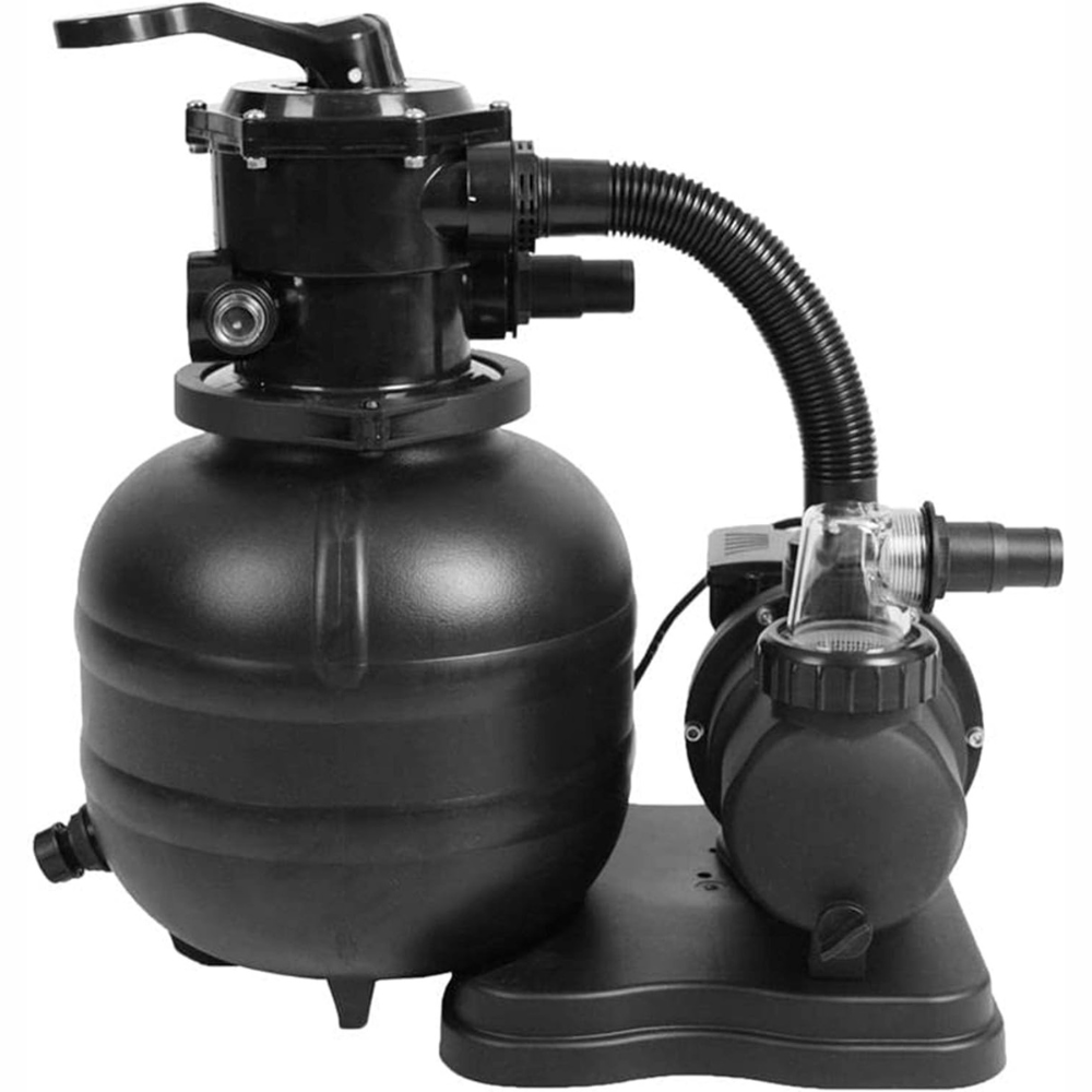 Pompa de filtrare apa, 7000L, pentru piscina, filtrare prin nisip, 250W Max 7m³/h