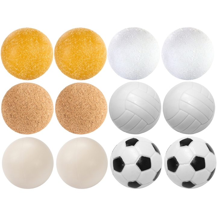 Set de 12 bucati mix de bile de foosball