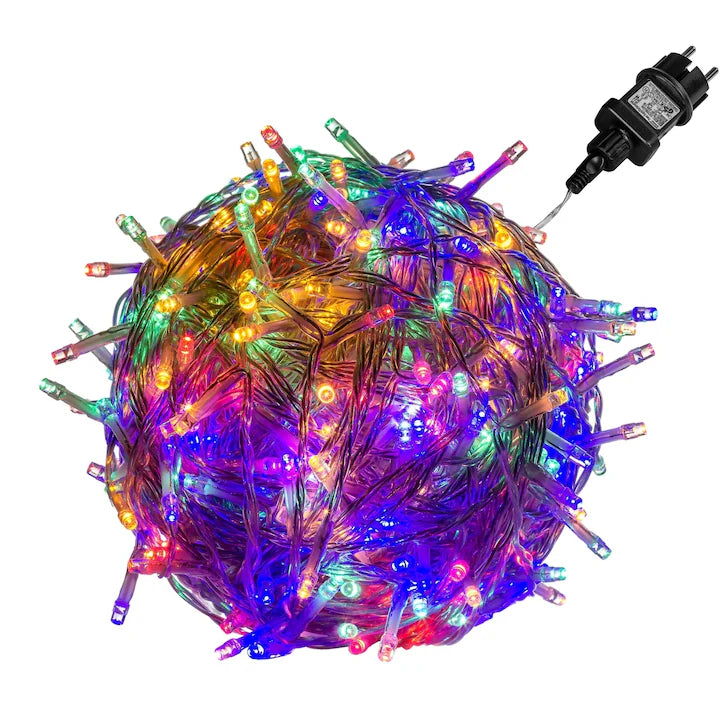 Lumini cu leduri, decorative, multicolor, 50 de leduri