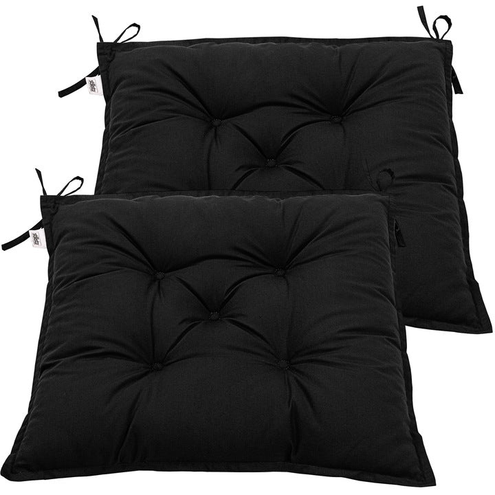 Set de 2 perne de scaun, 40 x 40 x 8 cm, antracit
