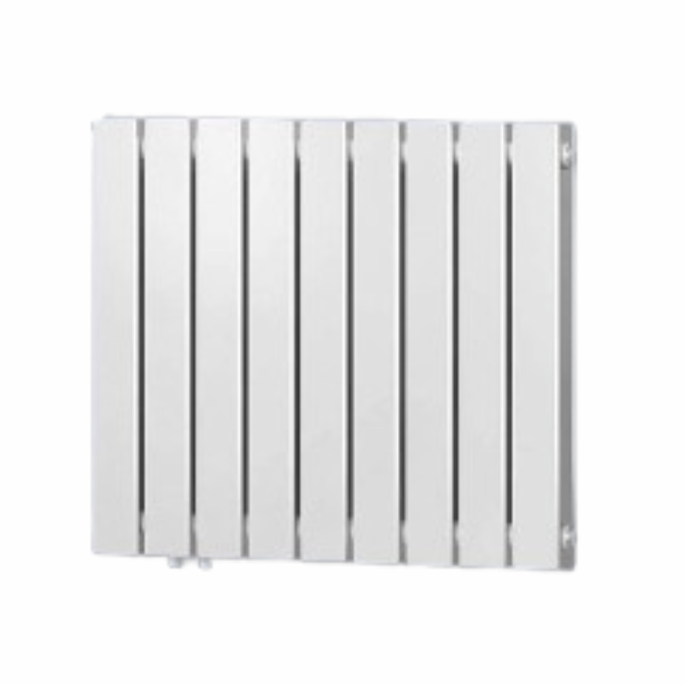 Radiator orizontal plat, racord central de 1/2 toli, dublu strat, 600 x 614 mm, 819 W, alb