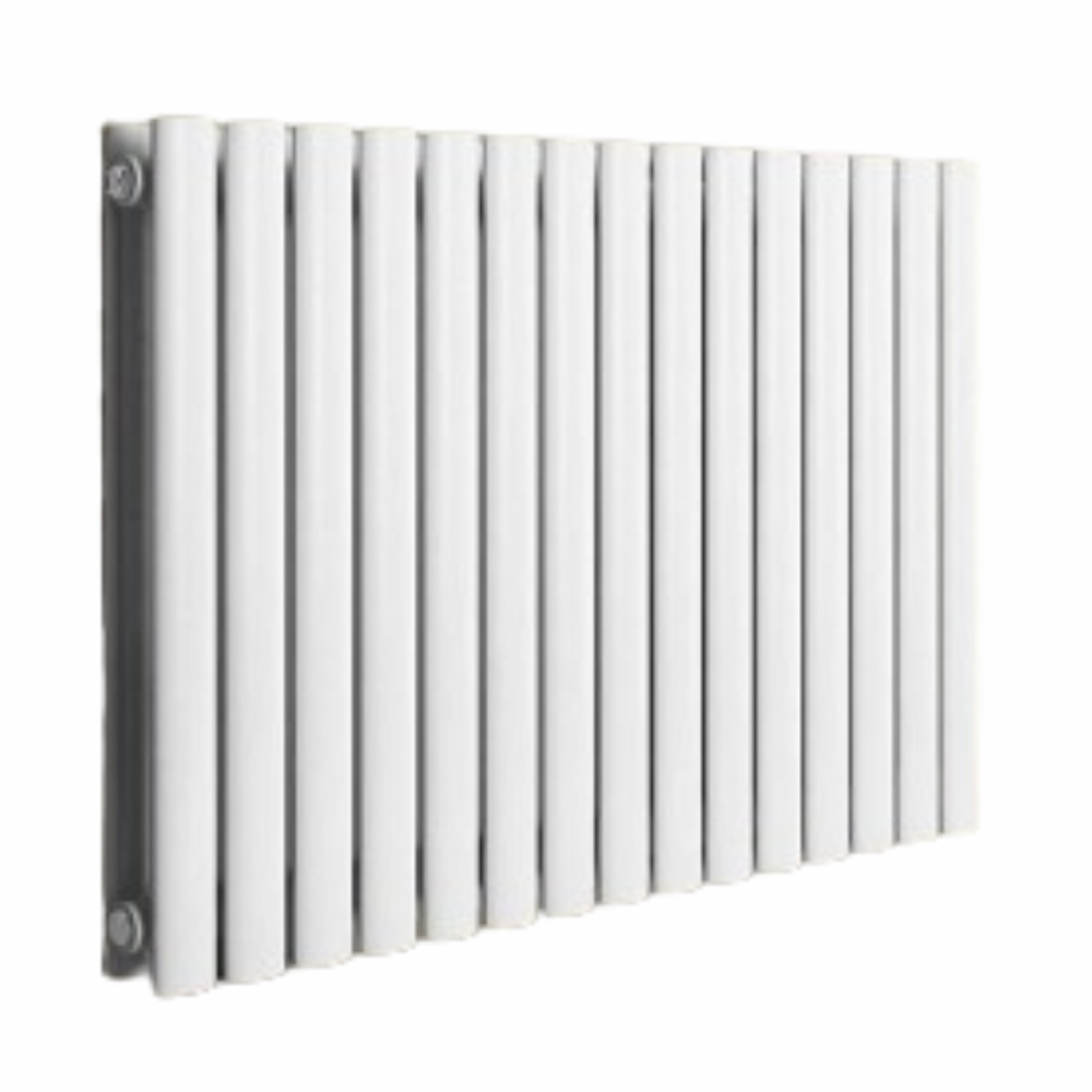 Radiator orizontal din otel, plat cu multiblock, racord cental de 1/2 toli, dublu strat, 600 x 1022 mm, 1365 W, alb