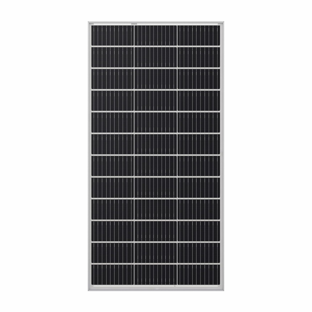 Panou solar monocristalin, 165 W, 18 V pentru baterii de 12 V, fotovoltaice, cablu de incarcare